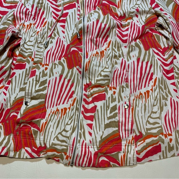 Links Women's 1X XL Jacket Full Zip 5291 AOL Animal print - Picture 3 of 9